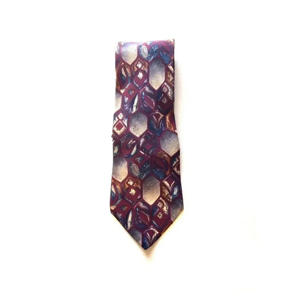 Colours by Alexander Julian Print Tie - Picture 1 of 4